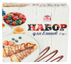 Набір тарілок для млинців Pancakes Шоколад, блюдо Ø27см і 6 тарілок Ø20см