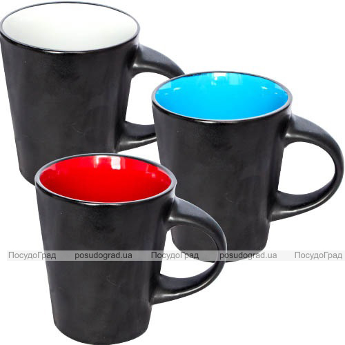 Чашка керамічна "Blue Red and White" 360мл