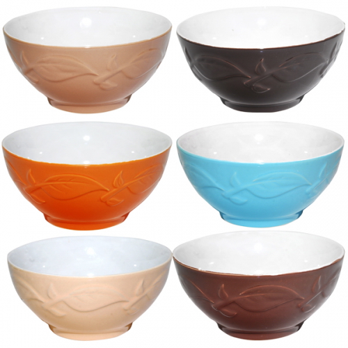 Набір 6 піал Coloured Ceramics Branch 640мл