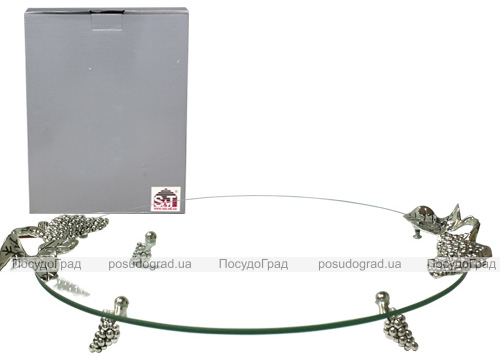Блюдо Grapes овальне декоративне з ручками 44х30х9см
