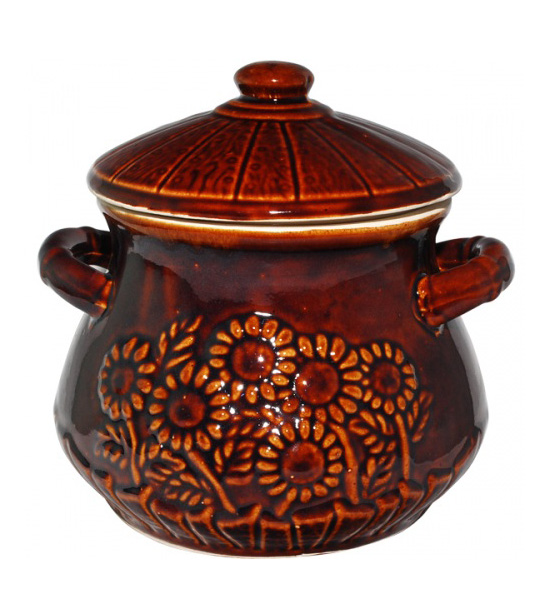 Супник Соняшник "Яскрава кераміка" 3,8л з кришкою
