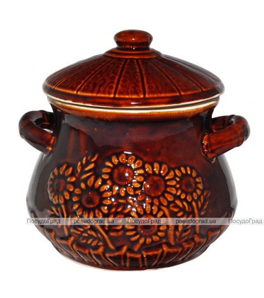 Супник Соняшник "Яскрава кераміка" 3,8л з кришкою