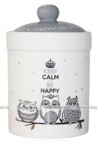 Банка керамічна Be Happy "Совушки» 700мл