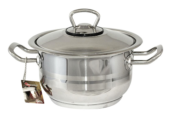 Каструля Hascevher Gastro 2л зі сталевою кришкою