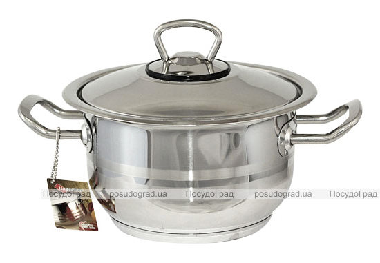 Каструля Hascevher Gastro 2л зі сталевою кришкою