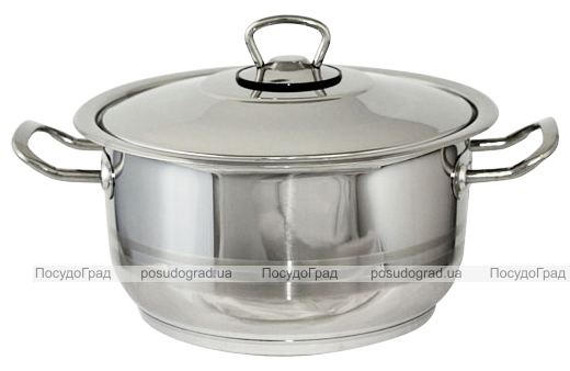 Каструля Hascevher Gastro 3.5л зі сталевою кришкою