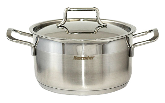 Каструля Hascevher Anett 2.5л зі сталевою кришкою