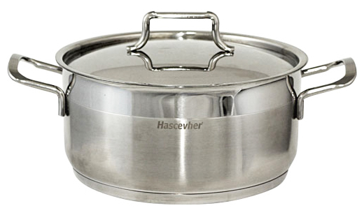 Каструля Hascevher Anett 3л зі сталевою кришкою