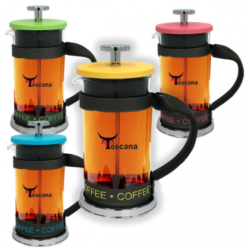 Френч-прес Toscana Coloured Lid 1,14л