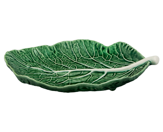 Набор 2 сервировочных блюда Bordallo Pinheiro Cabbage 25x17см Зеленый