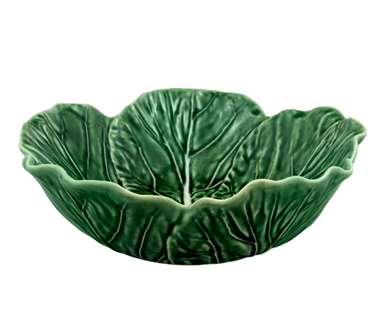 Набор 2 салатника Bordallo Pinheiro Cabbage 800мл Зеленый