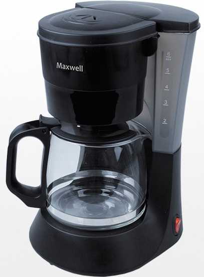 Кавоварка крапельна (фільтраційна) Maxwell MW 1650 Black