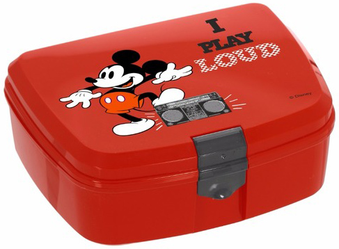 Ланч-бокс Herevin Disney Mickey Mouse 17х12х7см пластик