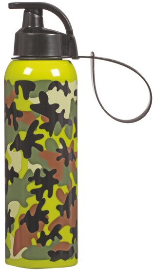 Бутылка спортивная Herevin Camouflage 750мл с петлей для переноса