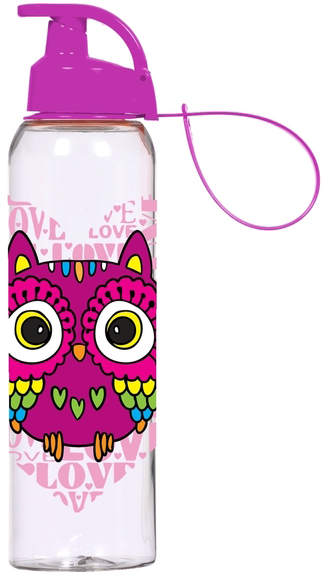Бутылка спортивная Herevin Owl 750мл с петлей для переноса