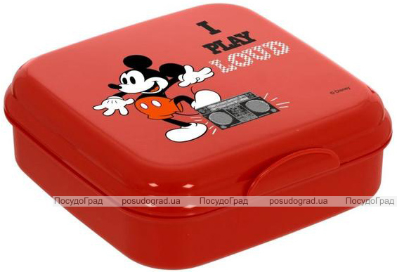 Ланч-бокс Herevin Disney Mickey Mouse 15х15х5см пластик