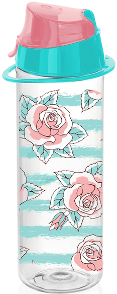 Бутылка спортивная Herevin Blue Rose 750мл