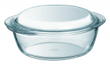 Кастрюля для запекания Pyrex Essentials Ø18см (1.1л) с крышкой, жаропрочное стекло