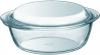 Кастрюля для запекания Pyrex Essentials Ø23см (2.2л) с крышкой, жаропрочное стекло