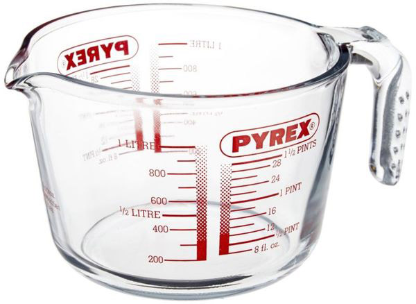 Мерная кружка Pyrex Classic 1000мл стеклянная