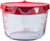 Мірна кружка Pyrex Classic з кришкою 1000мл скляна