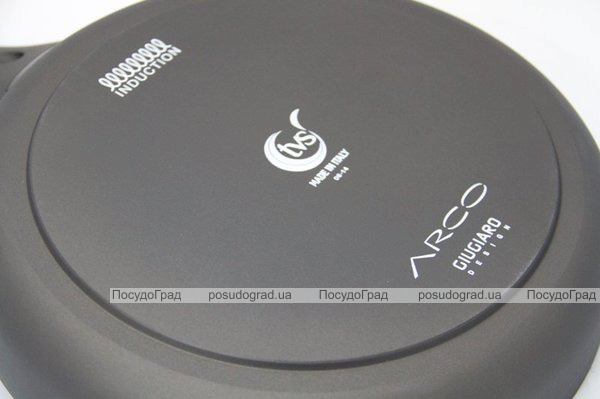Сотейник TVS Arco Induction Ø28см, алюминий с антипригарным покрытием Plus TEK