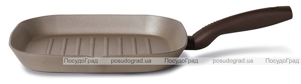 Сковорода-гриль TVS Gustosa 28х28см з антипригарним покриттям Plus TEK