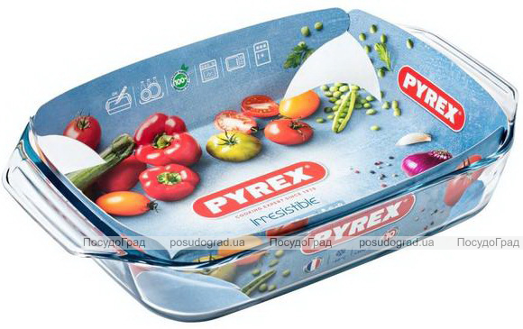Форма для випічки Pyrex Irresistible 27х17х6см з ручками
