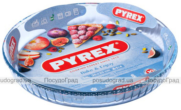 Форма для запікання Pyrex Bake&Enjoy Ø25х3см, жароміцне скло