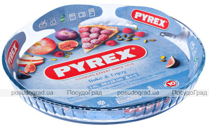 Форма для запікання Pyrex Bake&Enjoy Ø27х3.5см, жароміцне скло