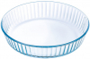 Форма для запікання Pyrex Bake&Enjoy Ø26х6см, жароміцне скло, рифлена