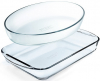 Набор 2 формы для выпечки Pyrex Essentials 30х21см, 35х23см, жаропрочное стекло