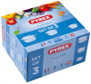 Набір каструль Pyrex Essentials 1.4л, 2.1л, 3л, жароміцне скло