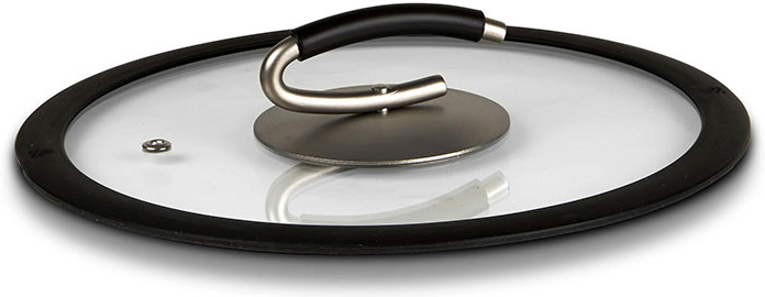 Кришка TVS Grand Gurmet Ø28см скло з силіконовим ободом