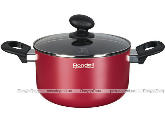 Кастрюля Rondell Geste 3.3л с антипригарным покрытием TriTitan®