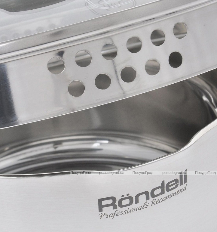 Каструля Rondell Favory 5.6л зі скляною кришкою