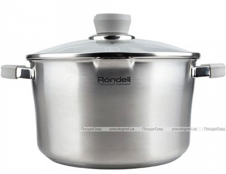 Каструля Rondell Favory 5.6л зі скляною кришкою
