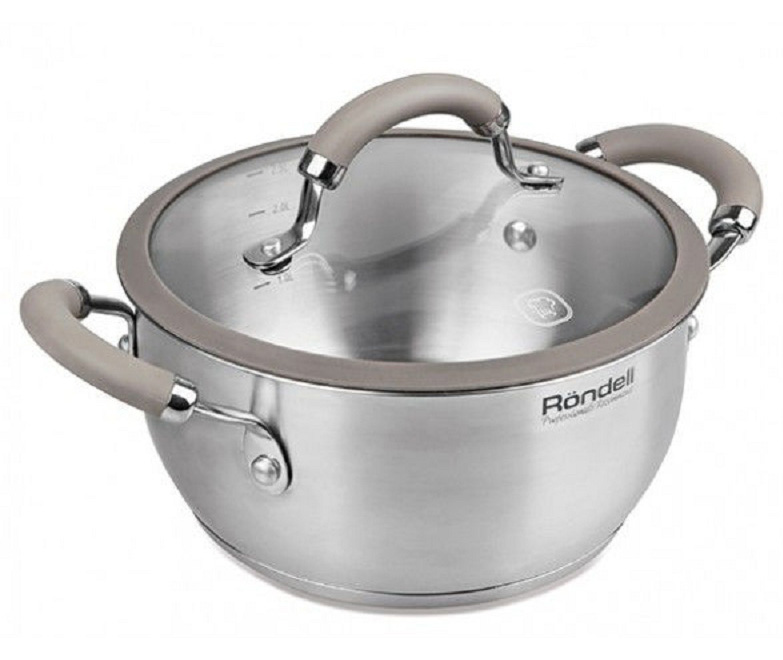 Кастрюля Rondell Balance 2.0л со стеклянной крышкой