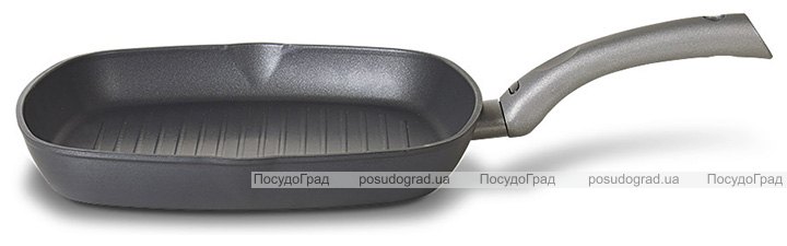 Сковорода-гриль TVS Mito Titanio Induction 28х28см з титановим антипригарним покриттям