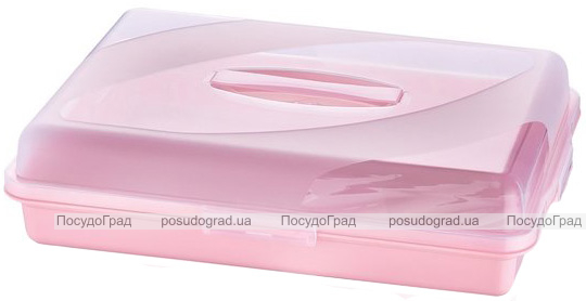 Тортовниця-контейнер Bager 31х45х10см з кришкою, пластик