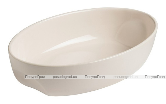 Форма для випічки керамічна Pyrex Curves овальна 22х15см, кремова