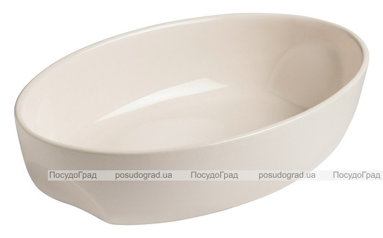 Форма для випічки керамічна Pyrex Curves овальна 28х18см, кремова