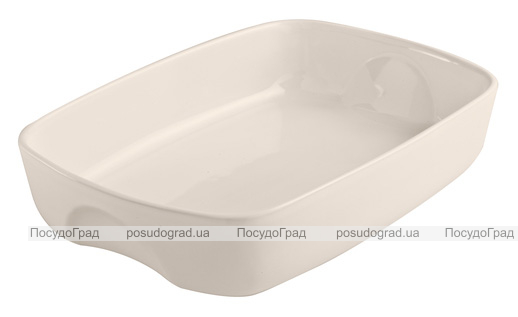 Форма для випічки керамічна Pyrex Curves 28х20см, кремова