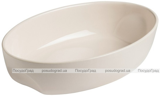 Форма для випічки керамічна Pyrex Curves овальна 33х21см, кремова