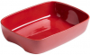 Форма для випічки керамічна Pyrex Curves 33х23см, червона