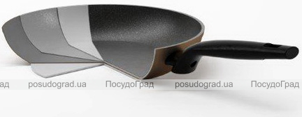 Сковорода TVS Tenace Induction Ø20см с антипригарным покрытием DIAMANTEK