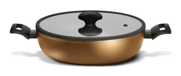 Сотейник TVS Tenace Induction Ø24см с антипригарным покрытием DIAMANTEK