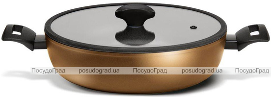 Сотейник TVS Tenace Induction Ø28см с антипригарным покрытием DIAMANTEK