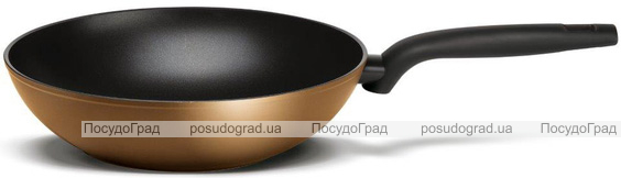 Сковорода-вок TVS Tenace Induction Ø28см с антипригарным покрытием DIAMANTEK