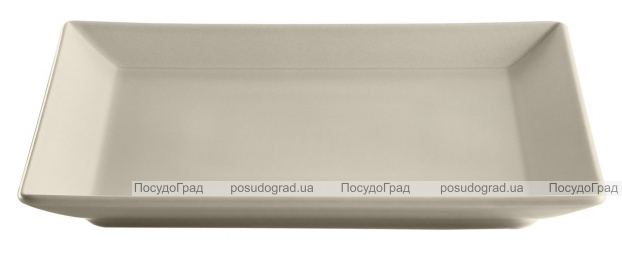 Набір 6 обідніх тарілок IPEC Tokyo 26х26см кам'яна кераміка, бежеві